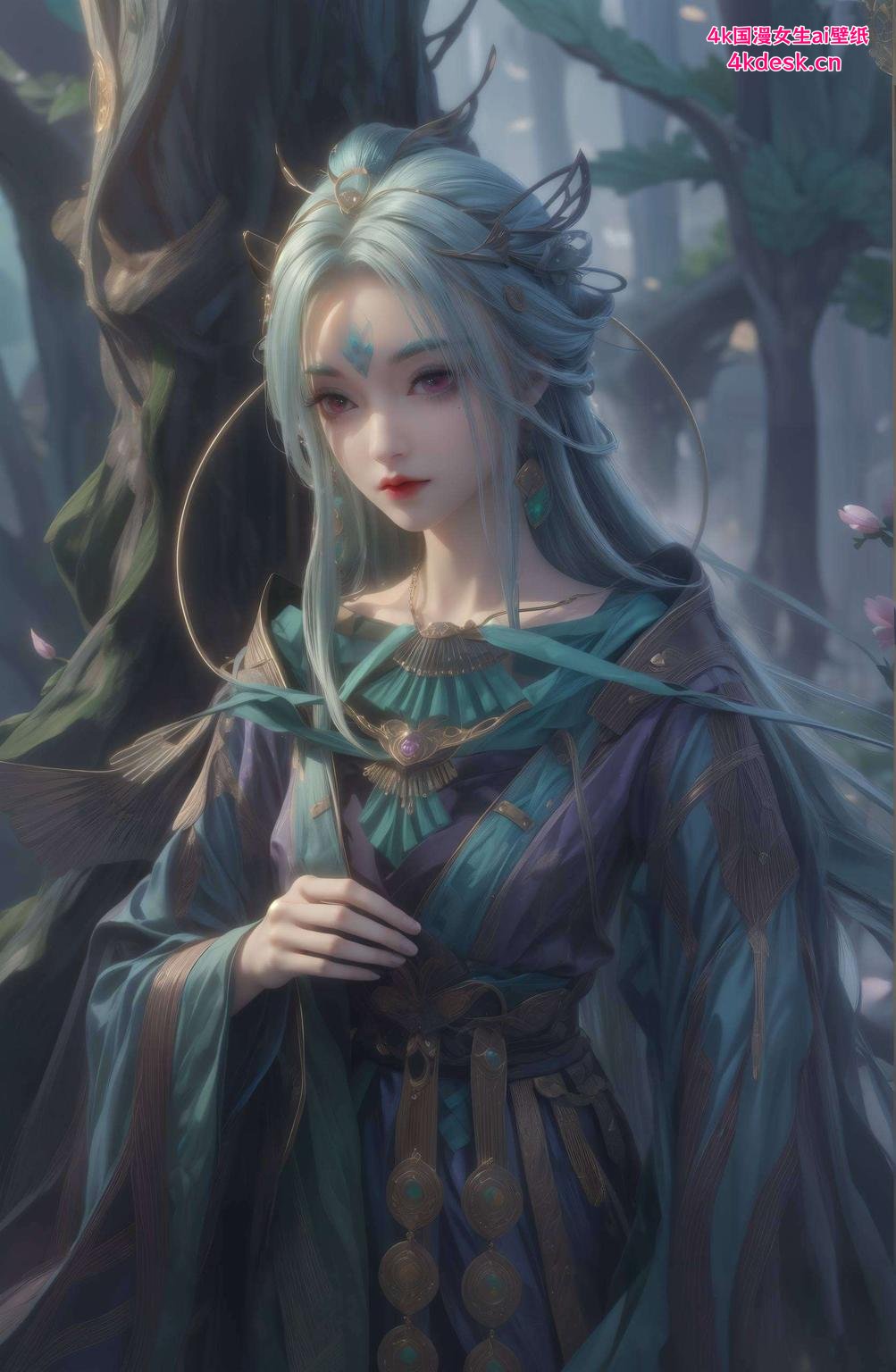 专为女生打造！这壁纸上的女孩甜美可爱今天给大家带来一款超美的奉眠神图壁纸
