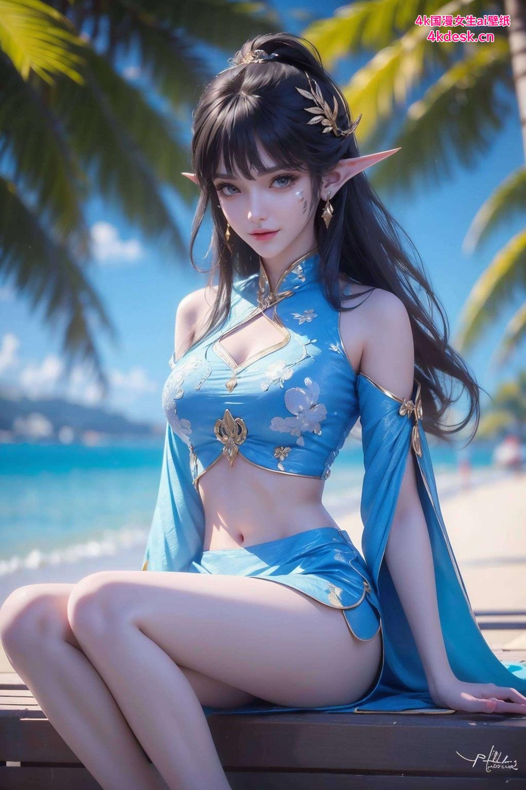 护眼又养眼凤清儿壁纸美得让人心醉