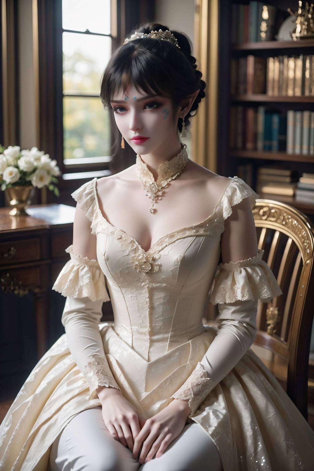 细节精致得令人惊叹！大长腿线条流畅每一笔都像是对眼睛的呵护