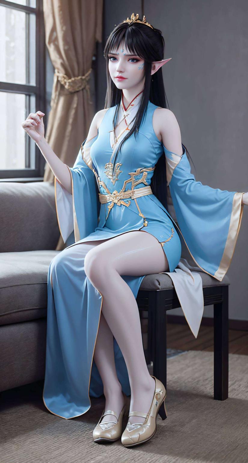 主角是我们的美少女凤清儿！高清细腻各位动漫迷们