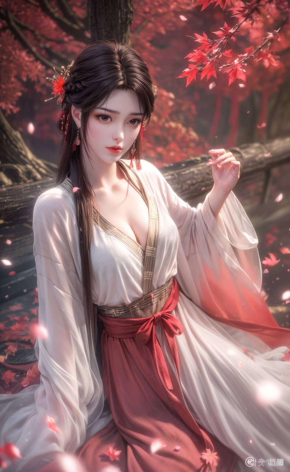 简洁又不失细节简直是为完美世界的火灵儿量身打造！看这图