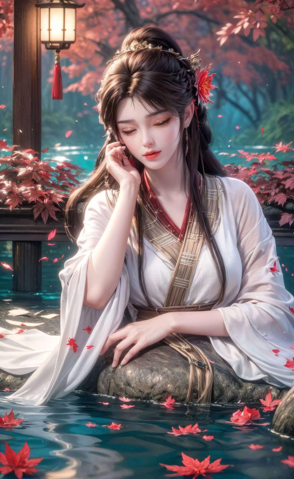 火灵儿动态壁纸美女美得让人忍不住多看一眼！