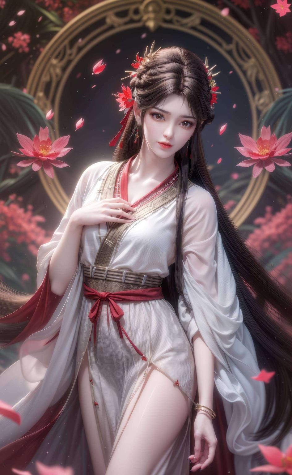 高清全屏美如画火灵儿古风壁纸