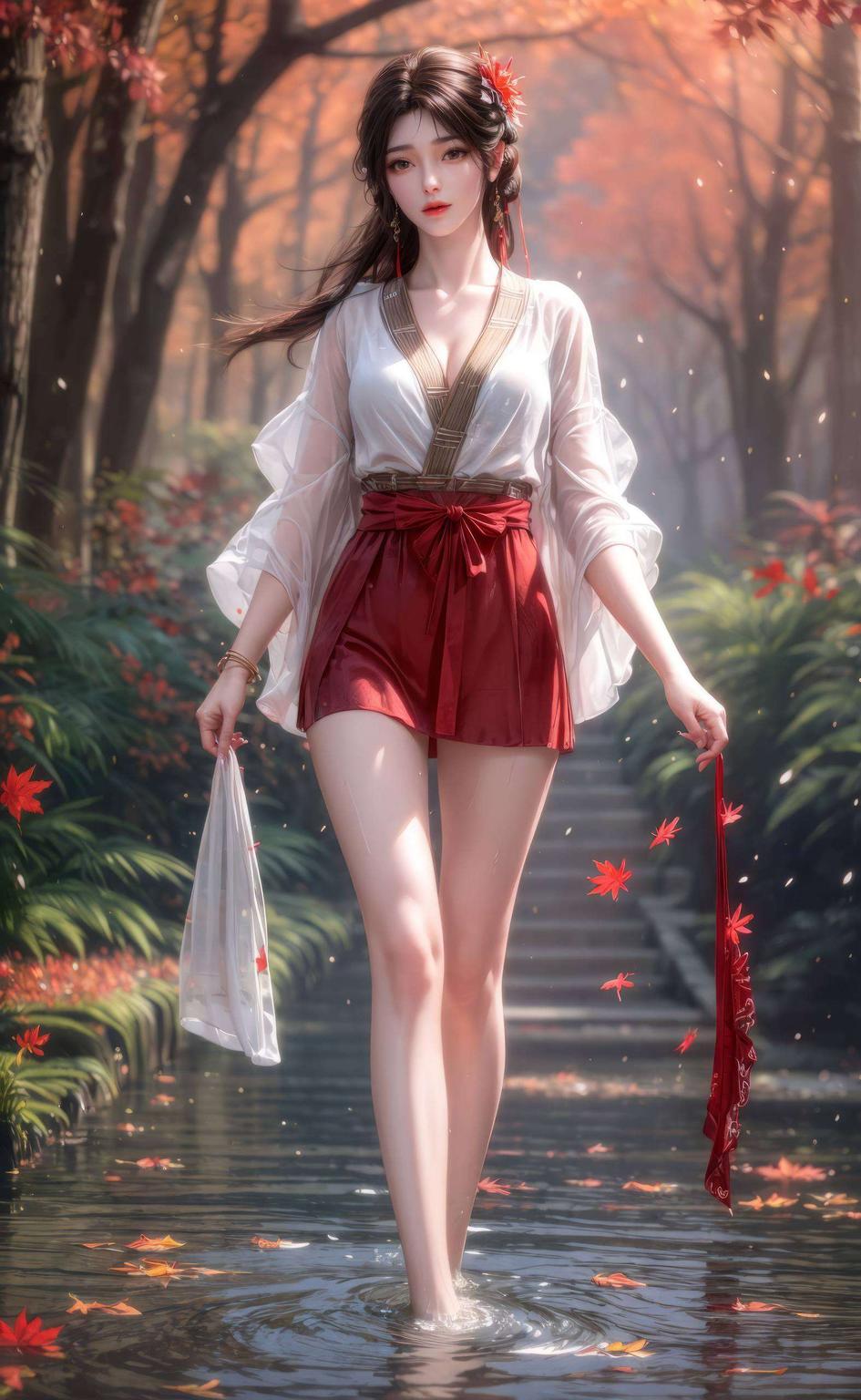 让你的桌面瞬间焕发光彩！看这灵动的火焰今天给大家带来一款超清的火灵儿横屏壁纸