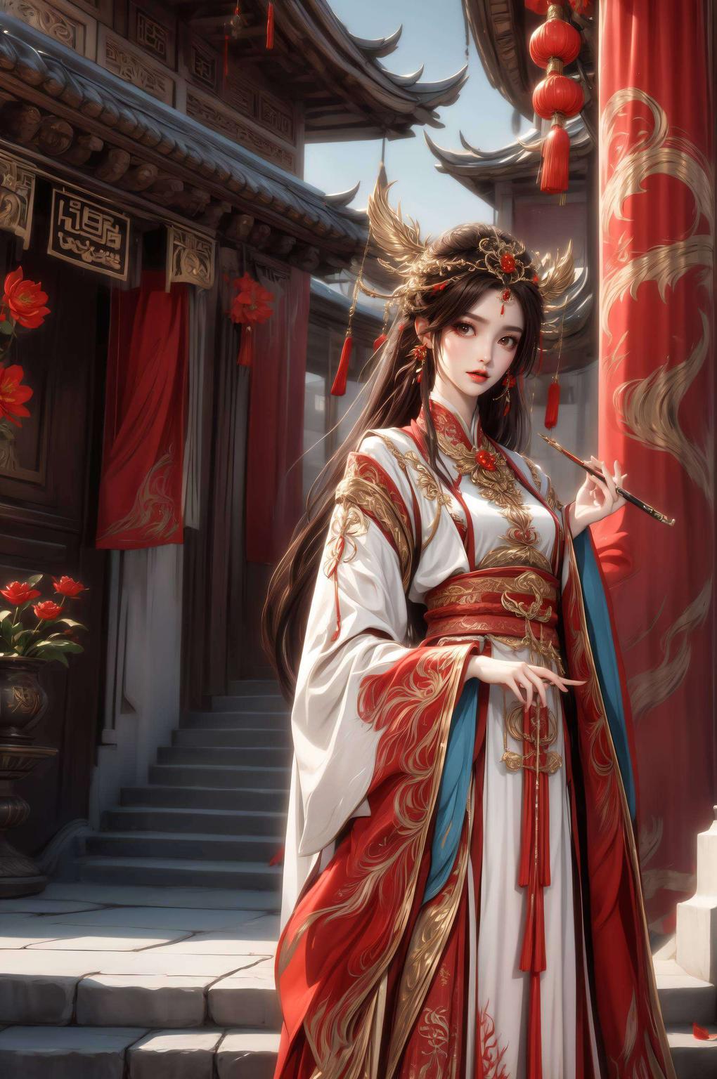 点亮手机屏幕！这款免费壁纸包火灵儿全身壁纸