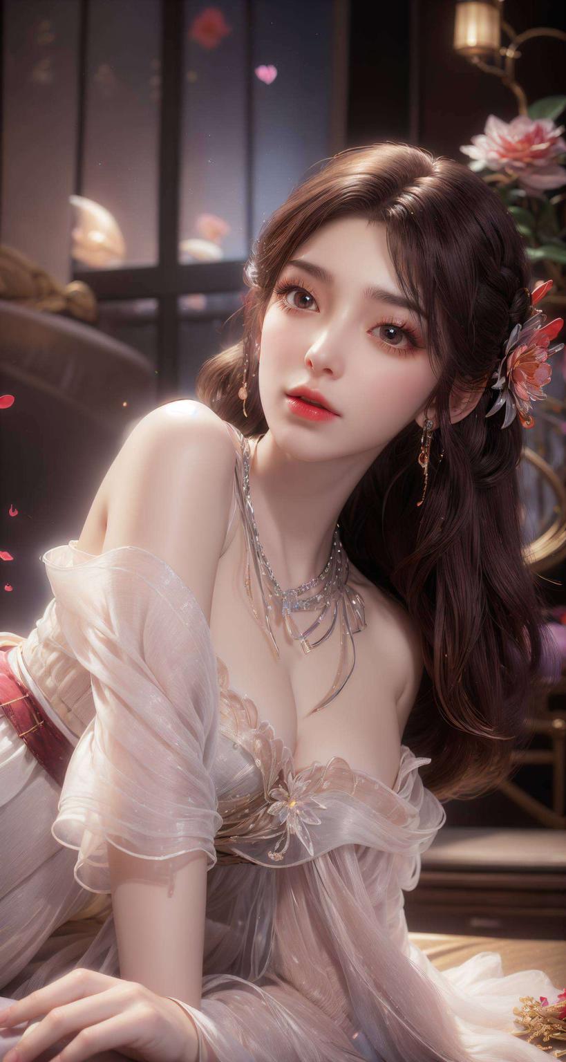 火灵儿那飘逸的白发与神秘的眼神高清画质