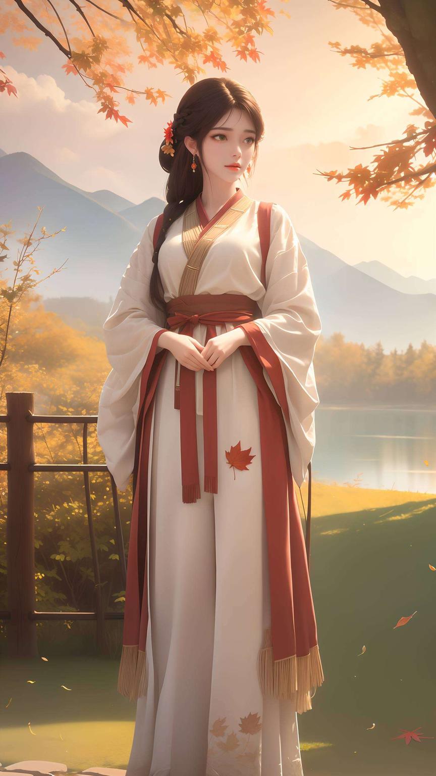 火灵儿翩翩起舞壁纸潮图尽显灵动之美