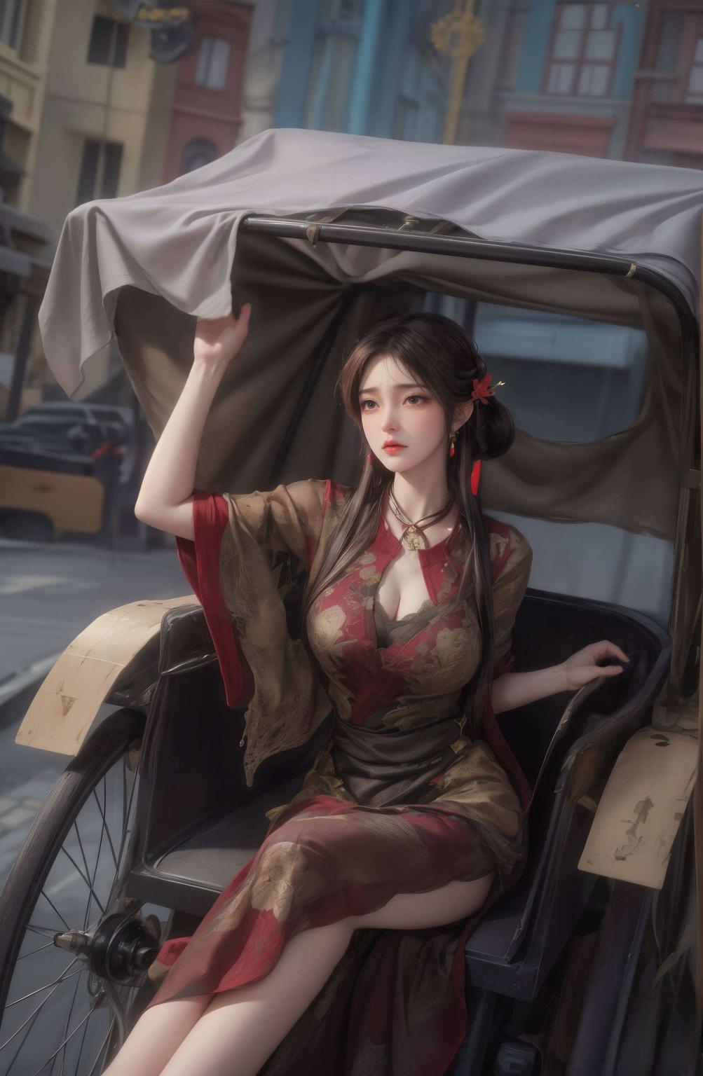 感受采桑女的柔美与自然之美火灵儿采桑女
