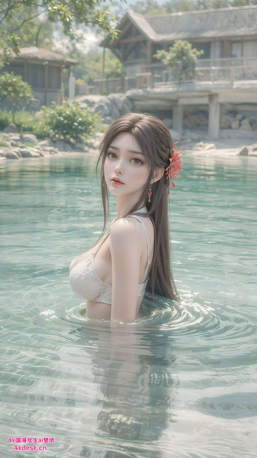 宛如置身仙境火灵儿4k古风壁纸
