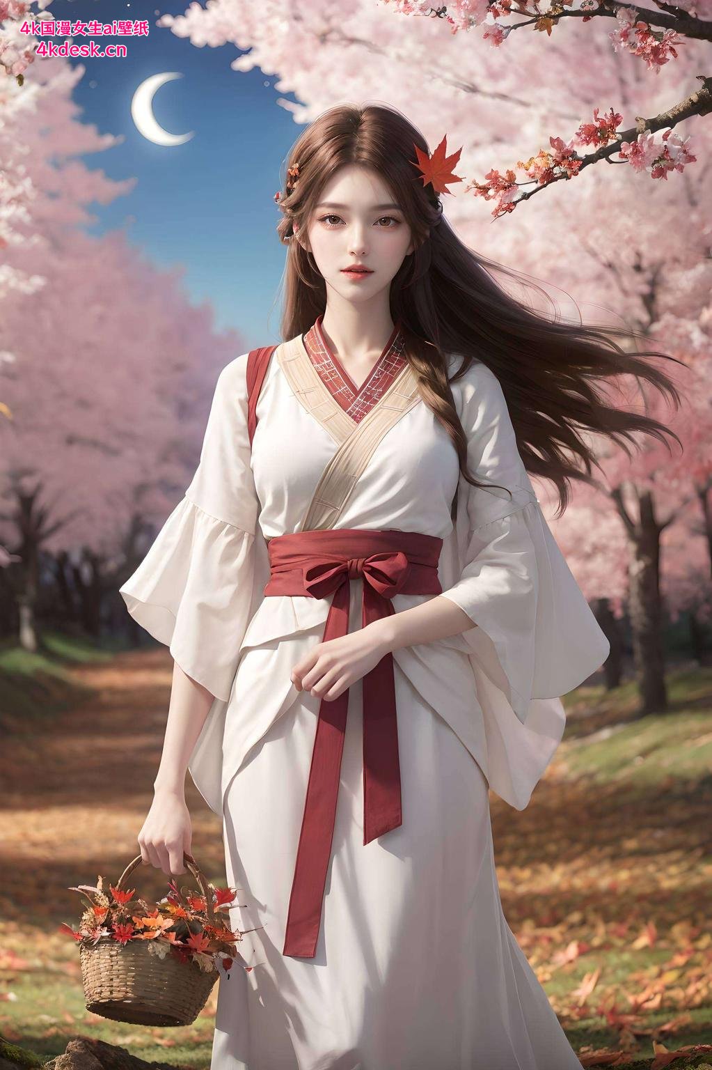 宛如甜蜜梦境中的精灵这款真人火灵儿壁纸
