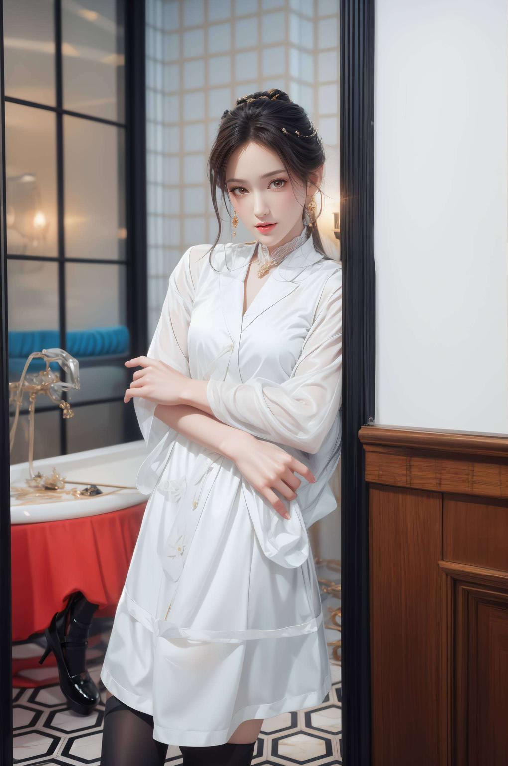金瓶儿抱腿图片壁纸视觉盛宴一触即发！