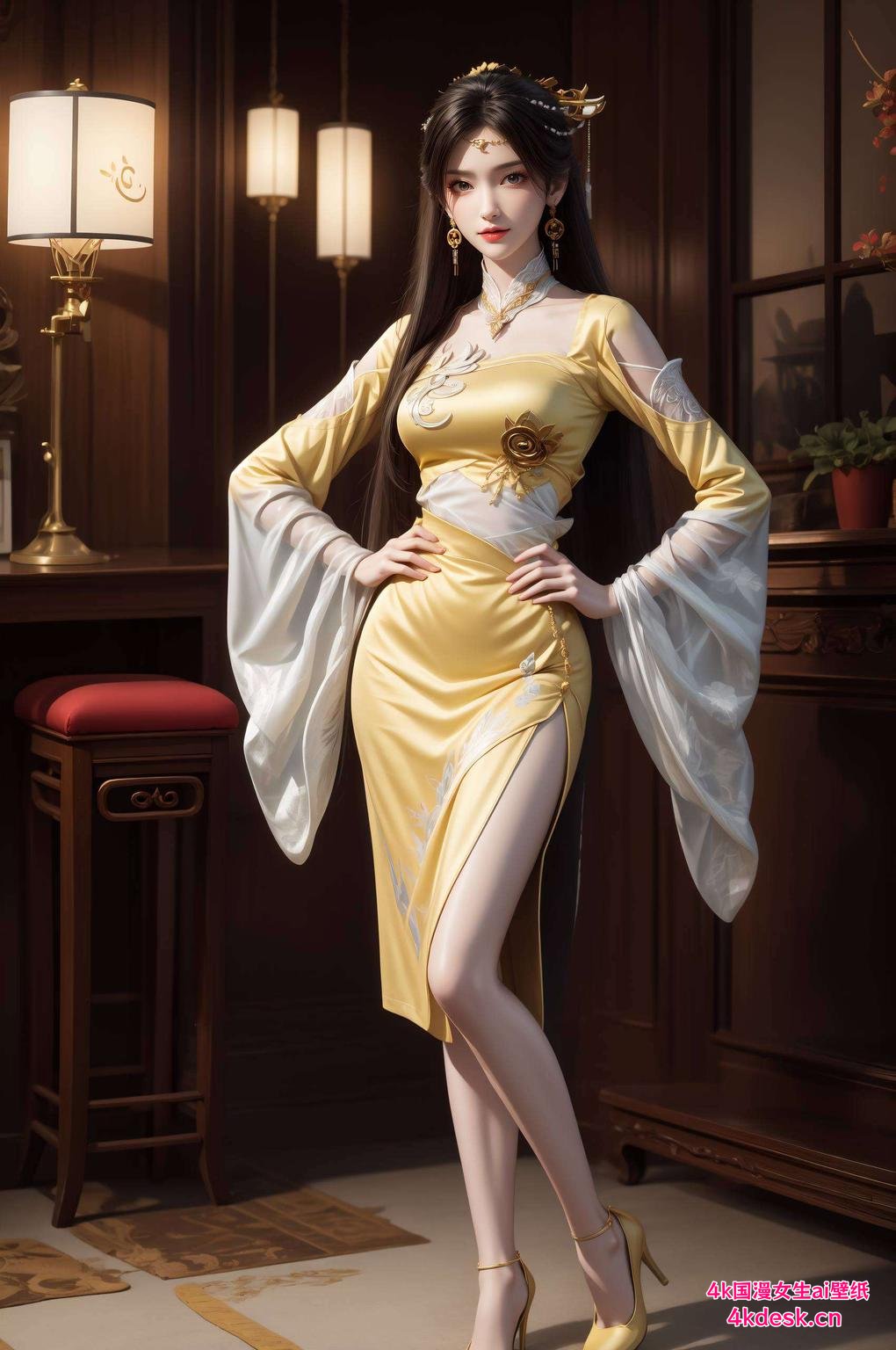 美腿线条流畅高清画质