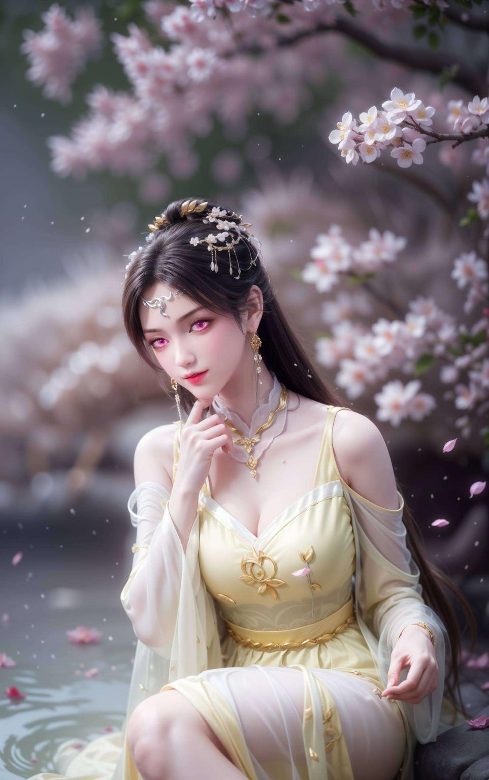 美得让人心动金瓶儿仙气逼人！这壁纸