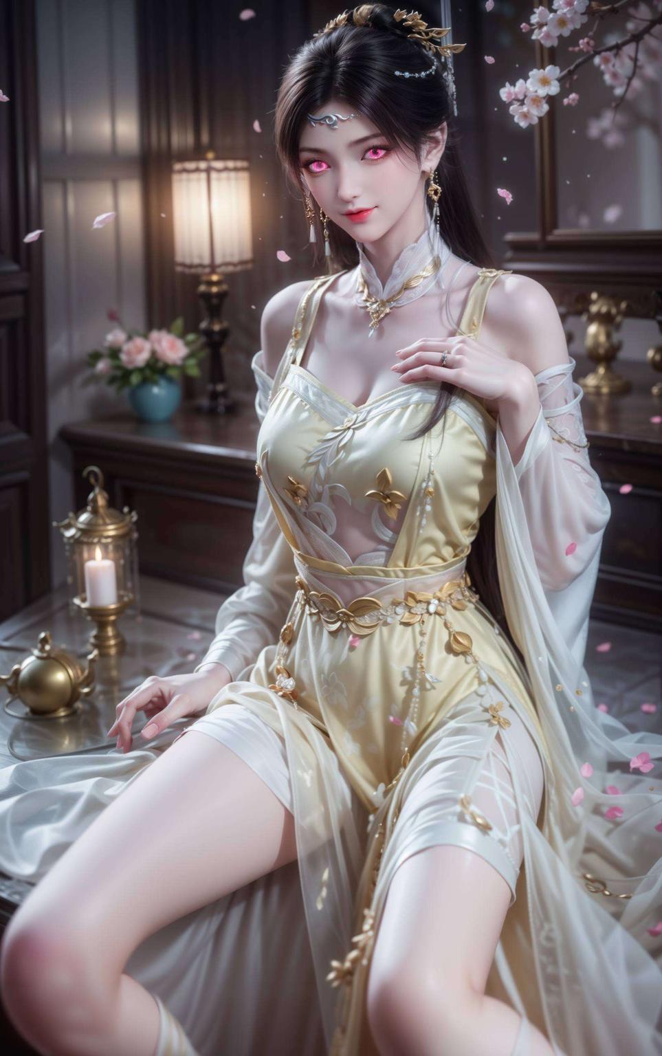 还超可爱！画面里的金瓶儿活泼生动动态效果流畅