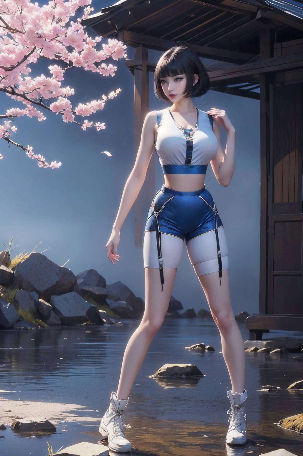 如画中仙子舞动飘逸这款唯美动漫壁纸安卓艺术壁纸带你领略青丘姬的灵动之美