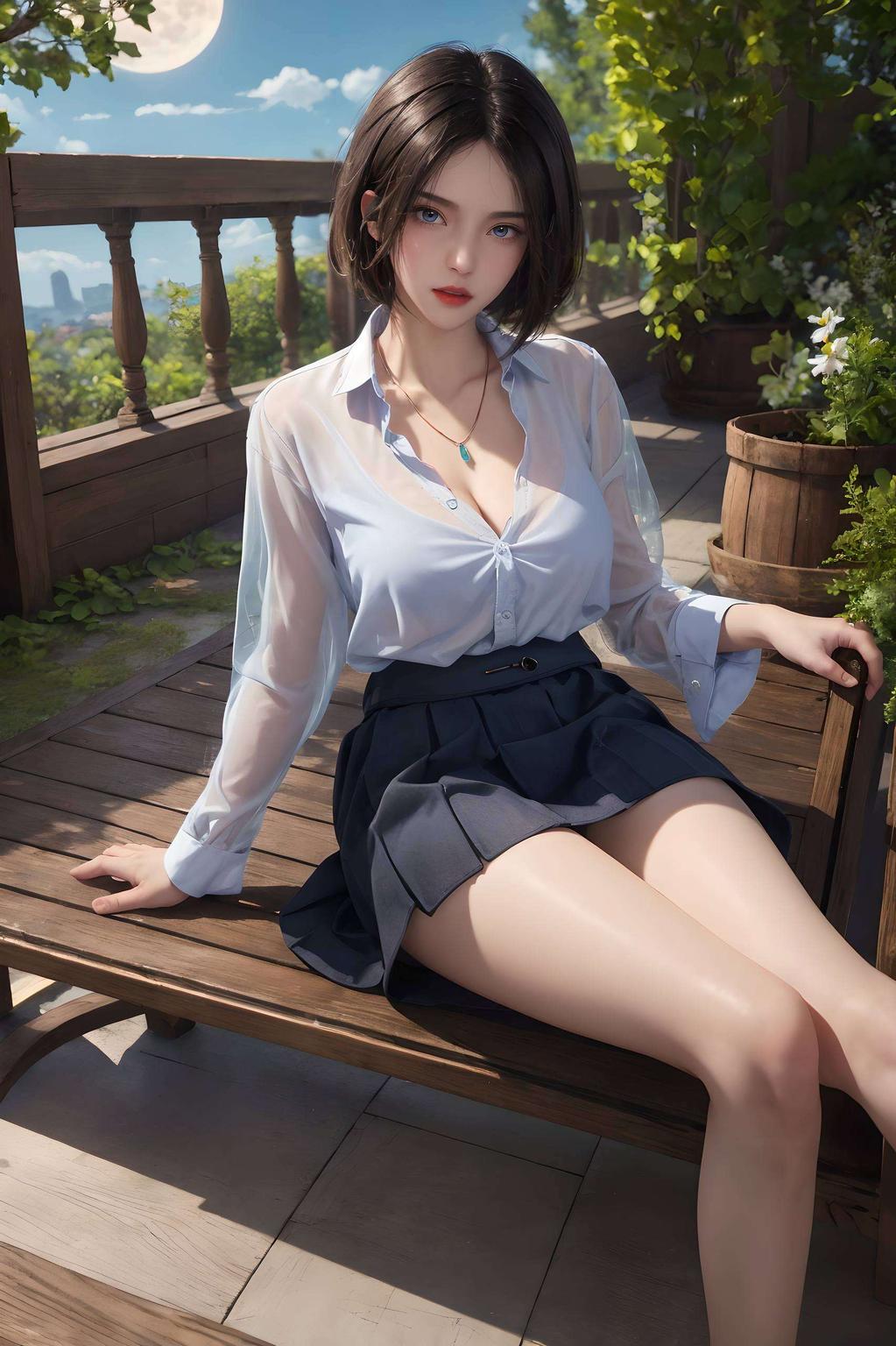 美轮美奂！雪白长裙飘扬眼神坚定