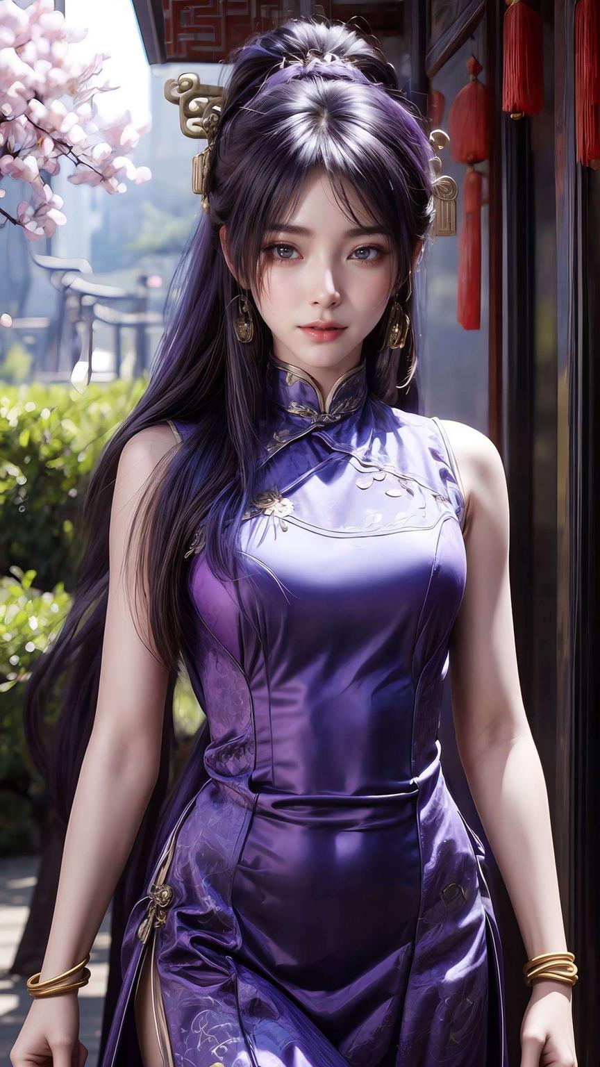 美得让人心动咱们迎来了好看姬——紫月的唯美风采！高清细腻