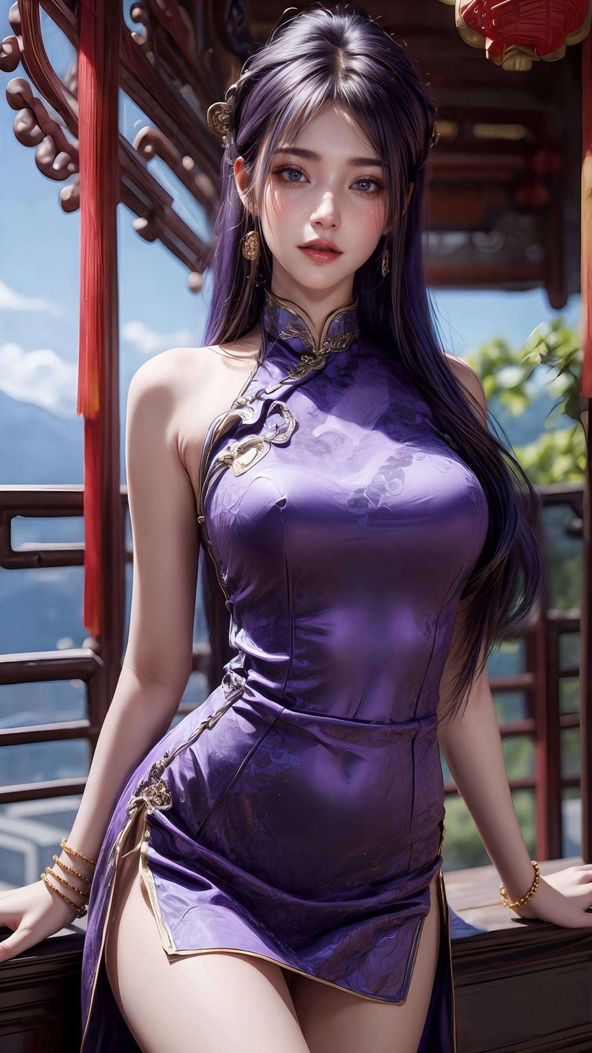 守护你的苹果桌面姬紫月第一版高清壁纸