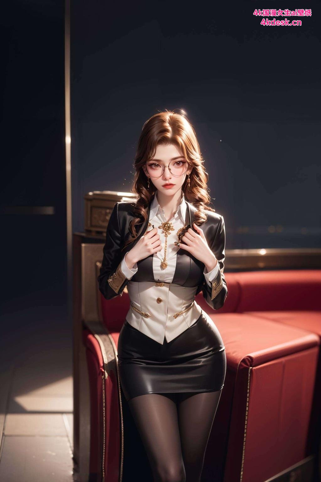 今天给大家带来一款超火的完美像素电脑锁屏壁纸！看看这款橘子姐大长腿图片壁纸可爱又迷人