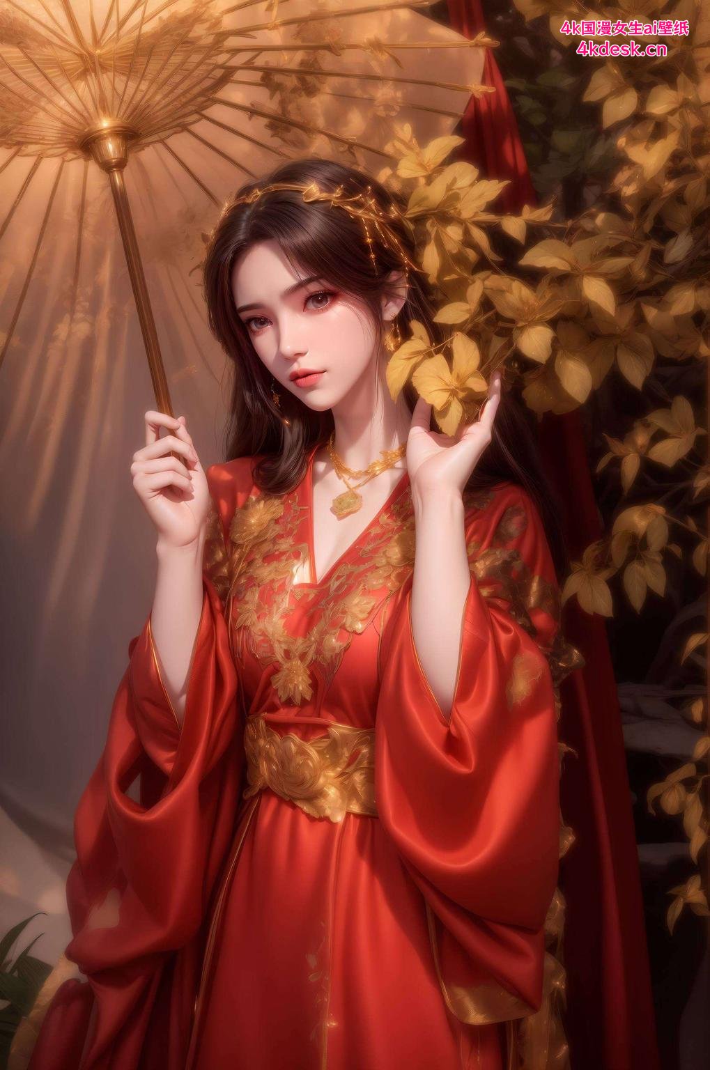 这款唯美手机壁纸李慕婉的美