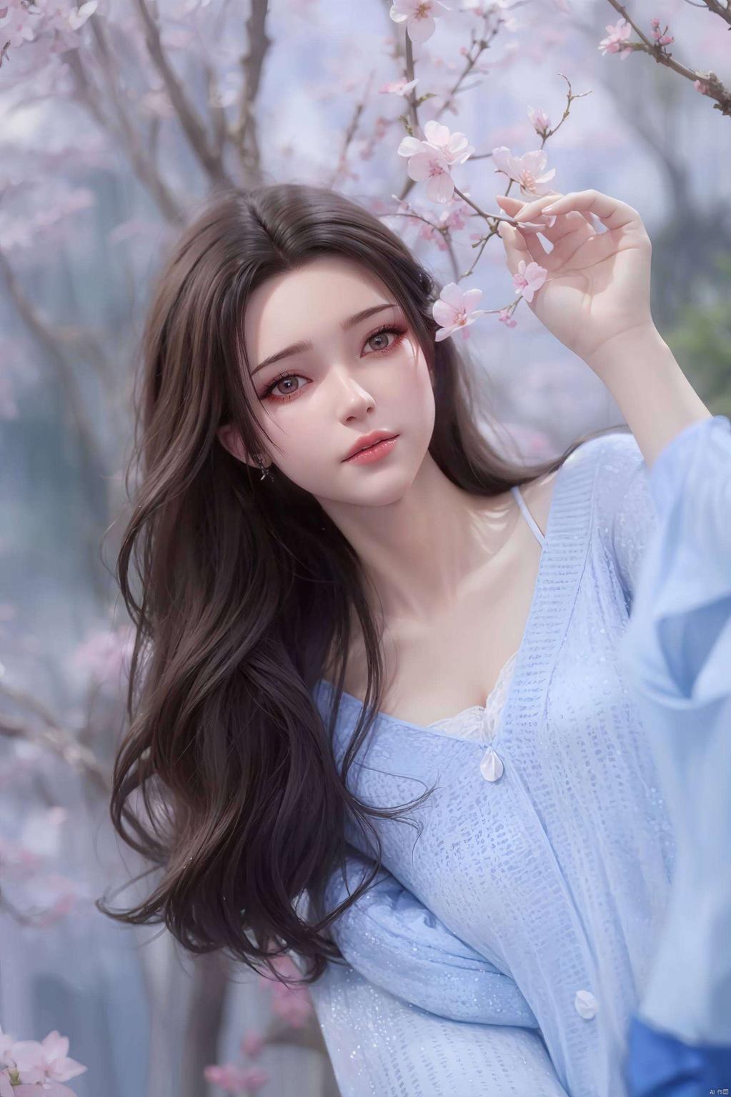 快来挑选你喜欢的吧！”主角是我们美丽的李慕婉AI壁纸
