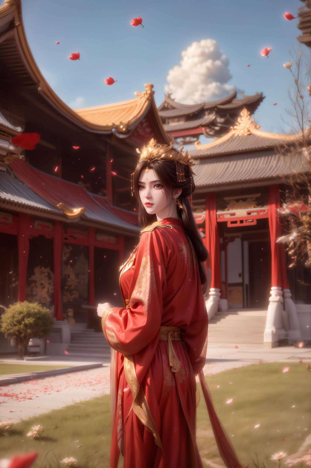 特别适合iPhone！这款壁纸以虚拟女神李慕婉为主题高清画质