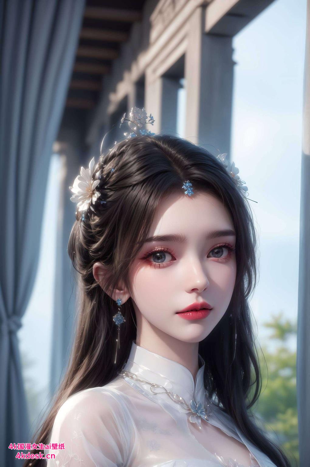 让人一见倾心这款女生壁纸极简而古香古色