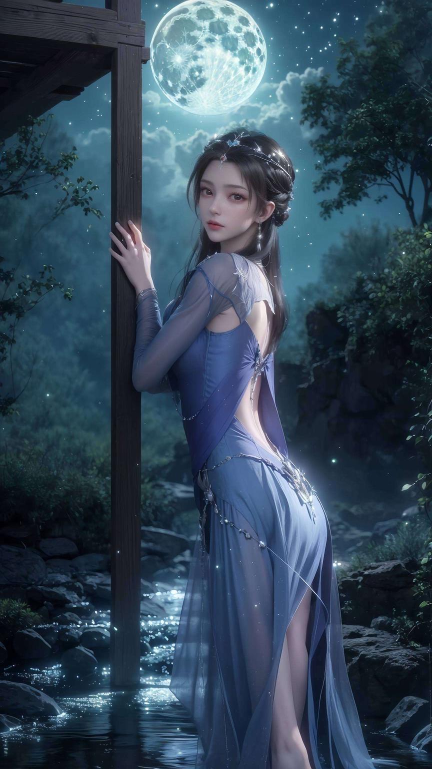 电脑ins风满满李慕婉眼神迷离