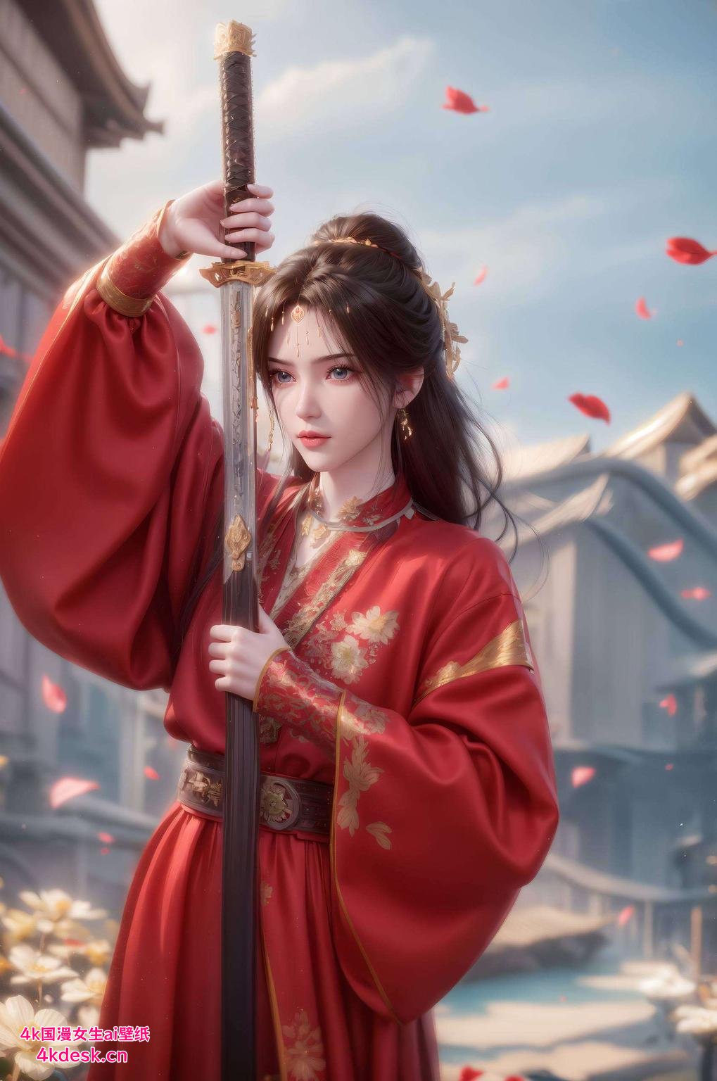 养眼壁纸来袭！安卓桌面主题带你领略国漫女神李慕婉的绝美风采灵动飘逸