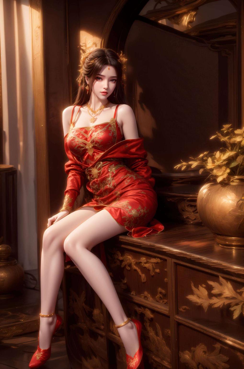 李慕婉的眼神中藏着淡淡的忧伤ins风竖向拼接