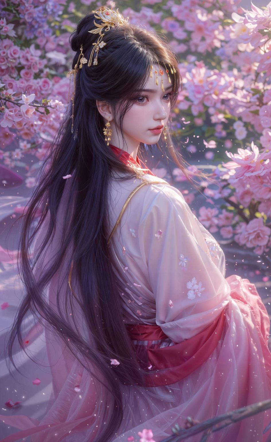 李慕婉的曲面桌面壁纸高清动漫风