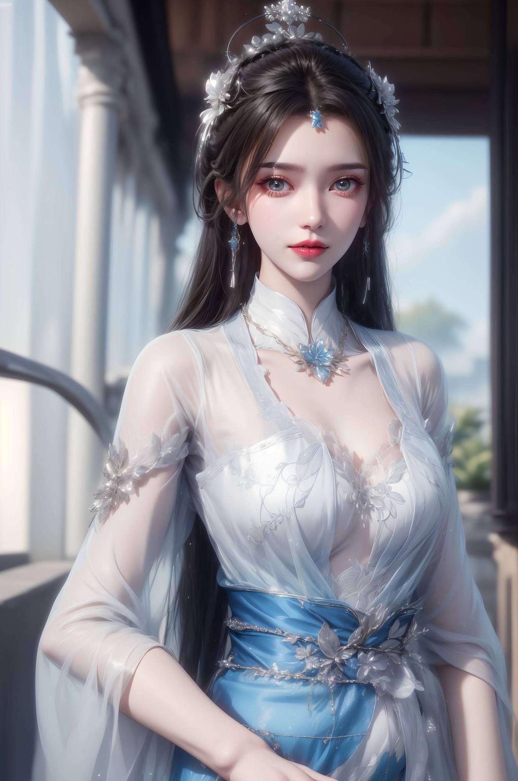 美得让人心动古香古色的动漫女神