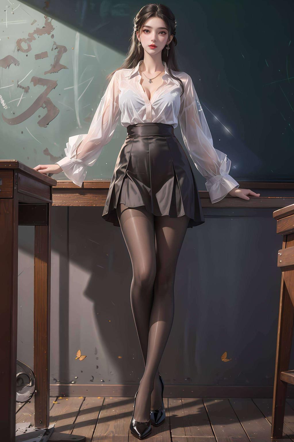 李慕婉冰装高清壁纸冰肌玉骨