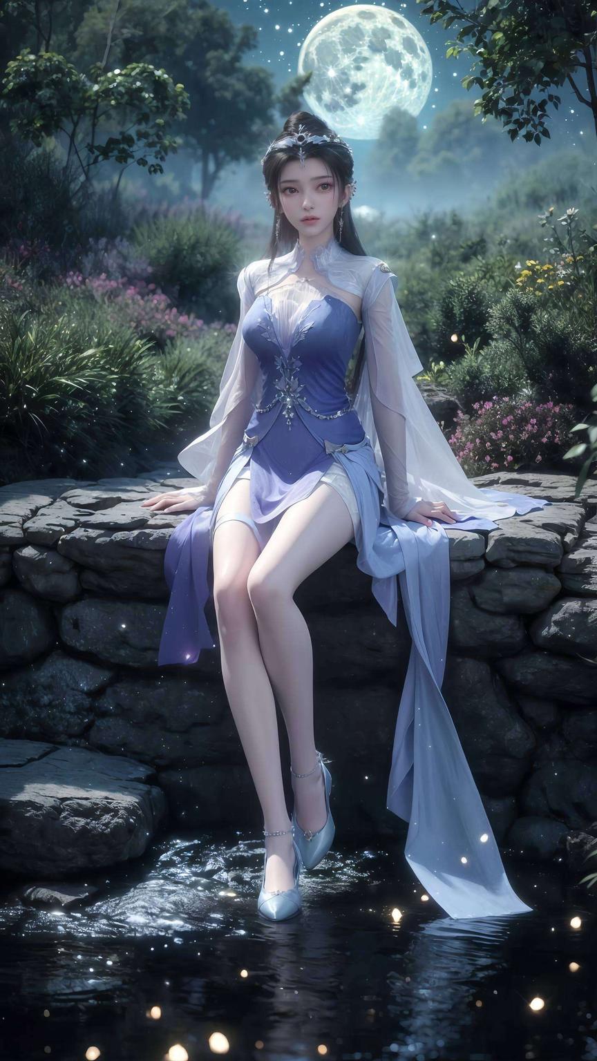 绝对让你的手机瞬间颜值爆表！”特别适合4K分辨率哦！李慕婉这款电脑壁纸横屏4K