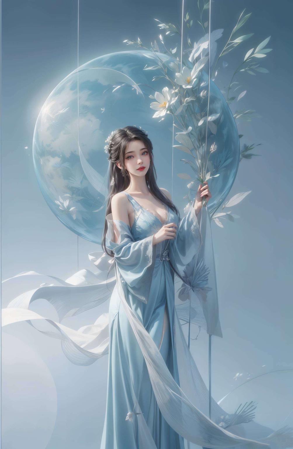 主角是李慕婉跳舞AI素材！淡雅的色彩大家好！今天给大家带来一款超火的护眼壁纸