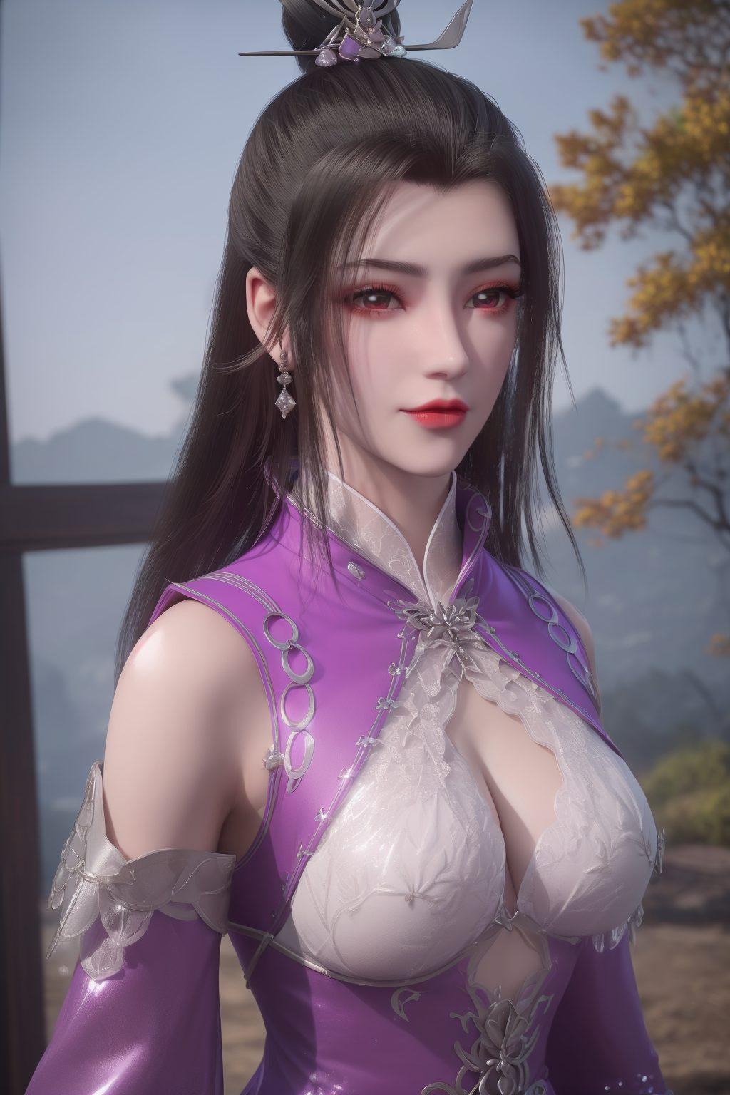 每一画都是战神的低语仙逆柳眉女战神