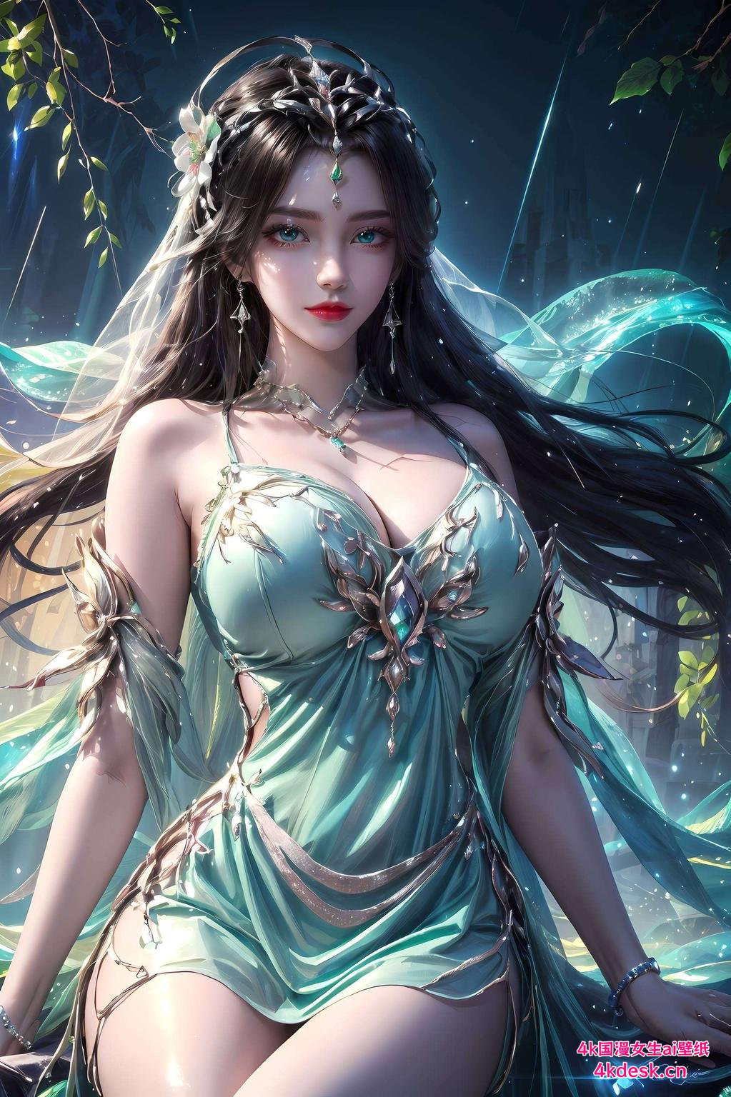 绿意盎然仿佛置身神秘森林
