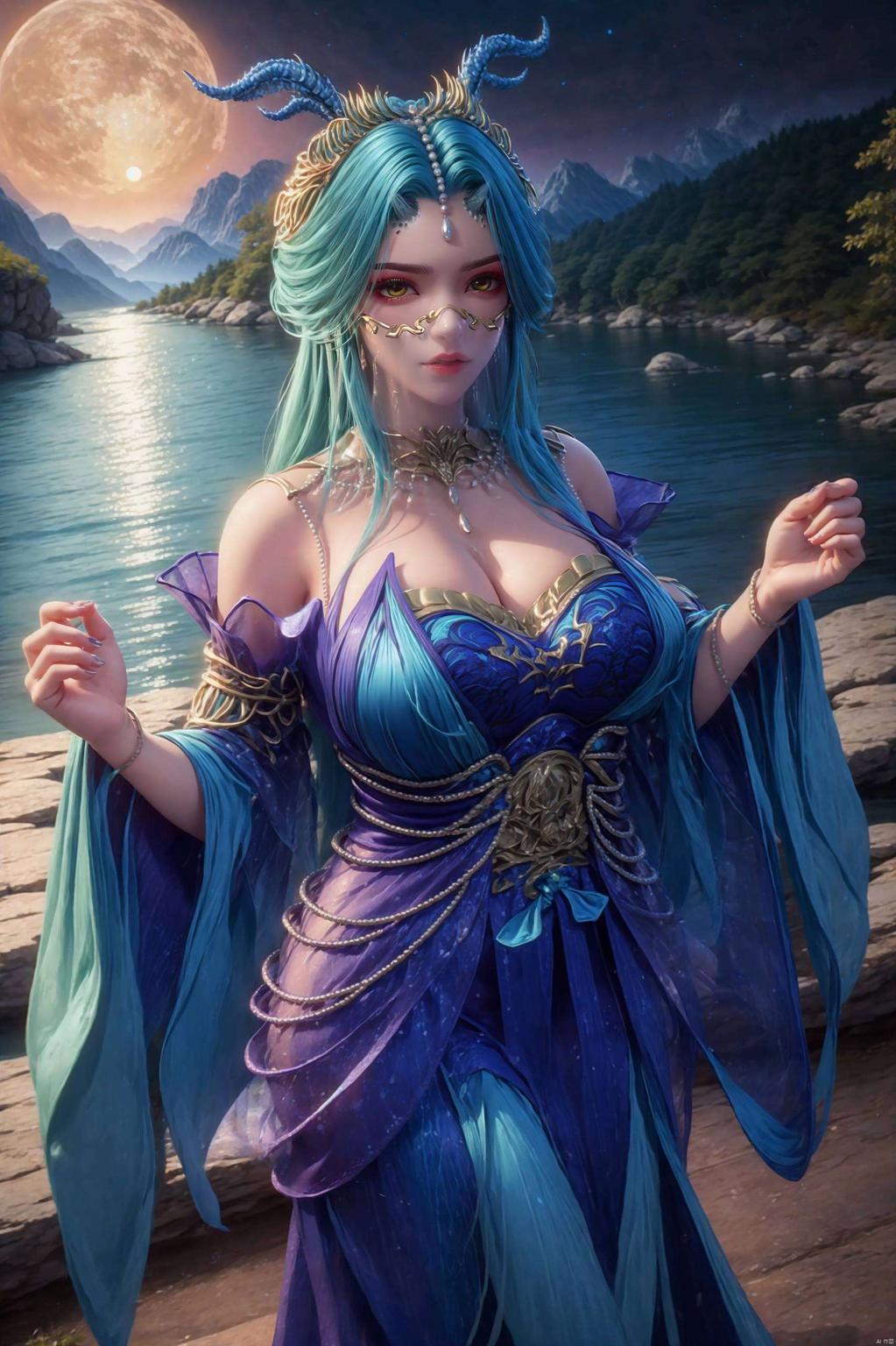 免费分享！看这龙女眼神深邃今天给大家带来一款超美的斗破苍穹龙女稀有高清壁纸！4K分辨率