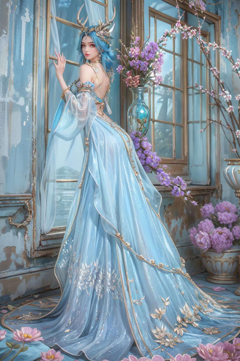 美得让人心动国漫女神AI壁纸大放送！看这斗破苍穹中的龙女