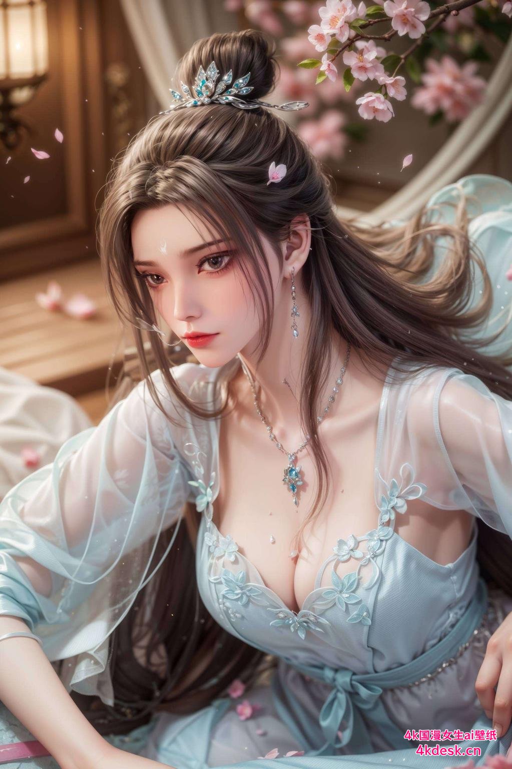 陆雪琪刀妹壁纸画面中的刀妹眼神深邃