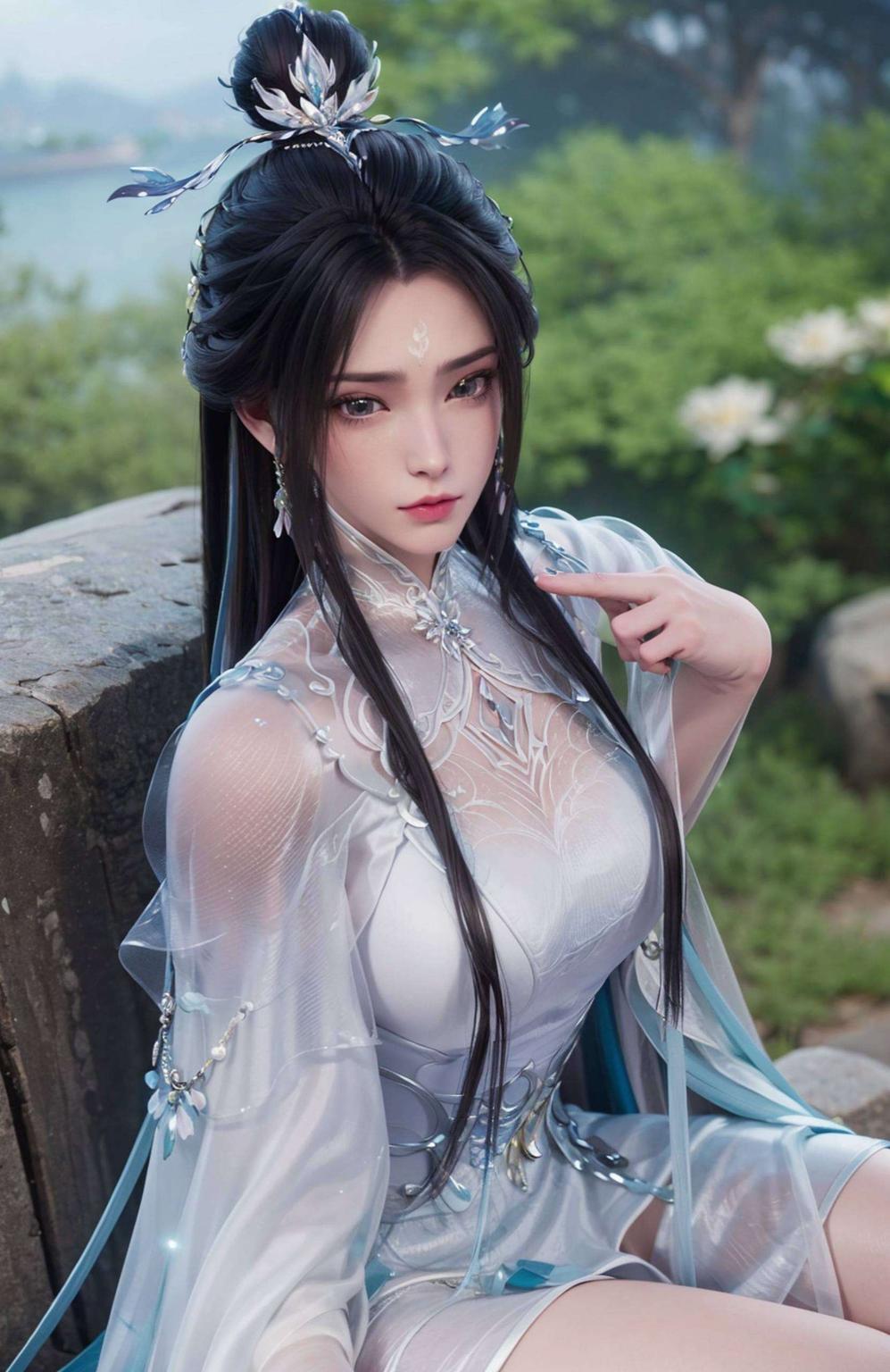 高清大图白衣如雪