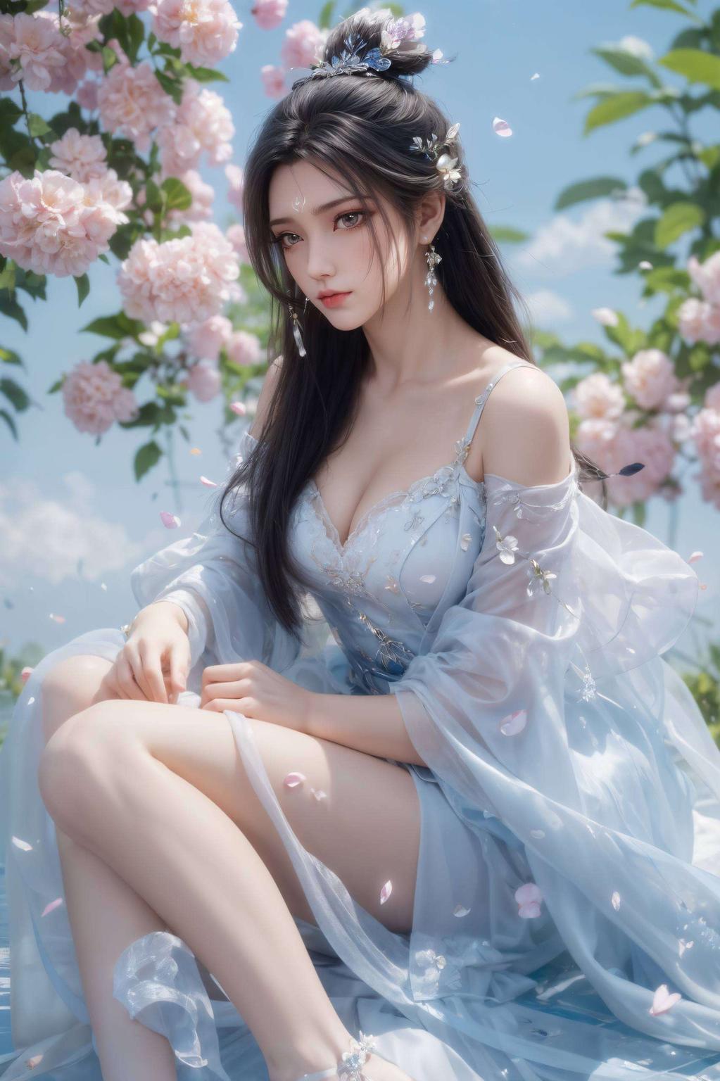 清新唯美陆雪琪腿杀壁纸