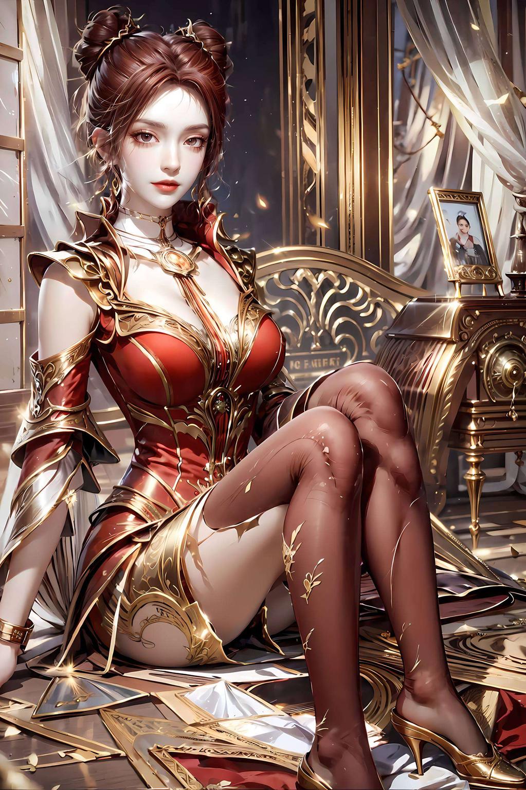 马小桃身着华美礼服高清1920x1080