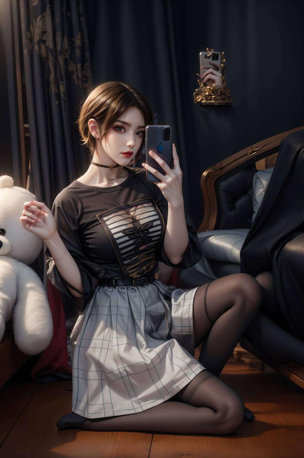 美杜莎女王的眼神斗破美杜莎女王驾到！这款蕾丝元素壁纸