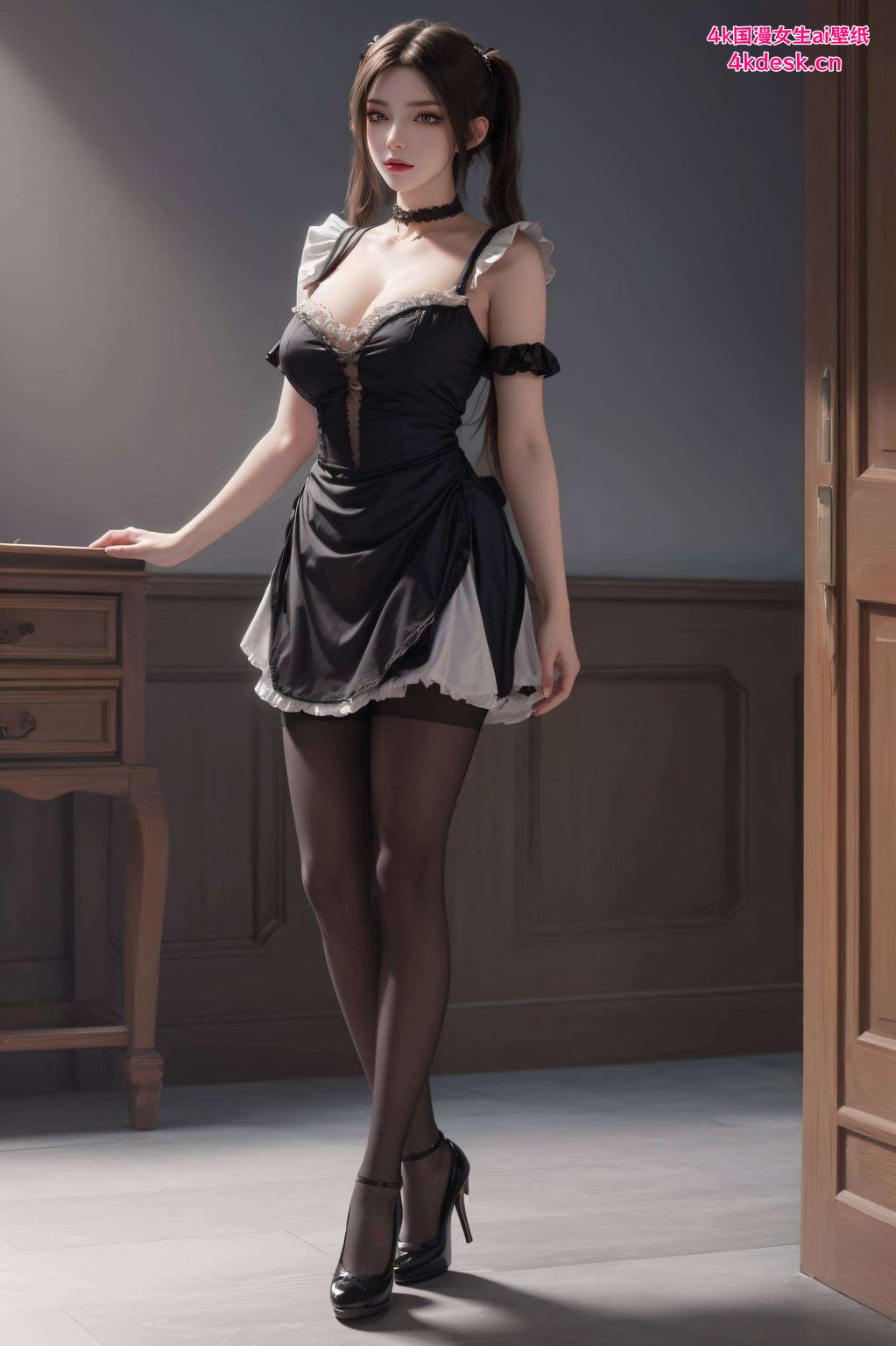 IPad必备！美杜莎简笔画情侣一触即发！快来体验这对壁纸上独特的眼神交流吧！