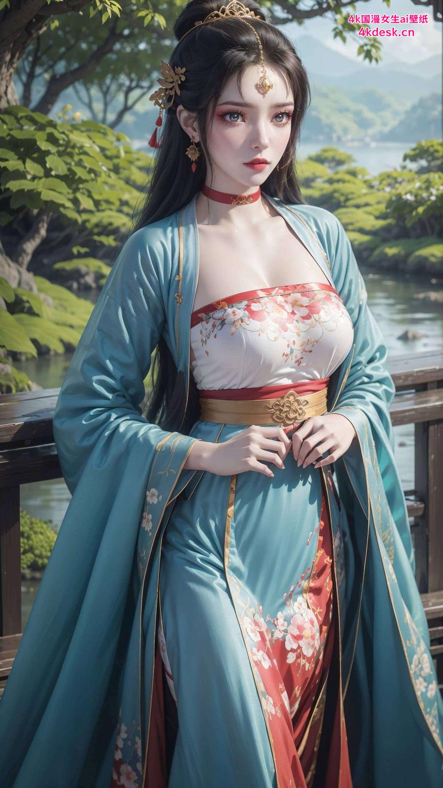 让你的电脑桌面瞬间变身艺术馆！”仿佛带你穿越神秘仙境