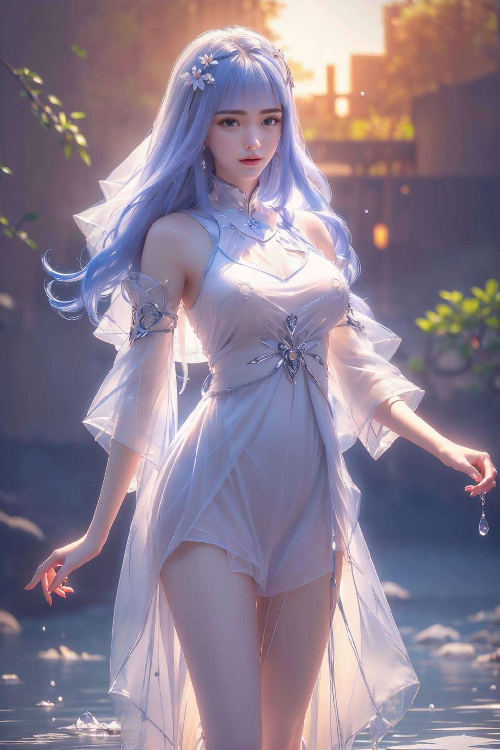 她在第8集中再次出场那如梦似幻的蝴蝶翅膀