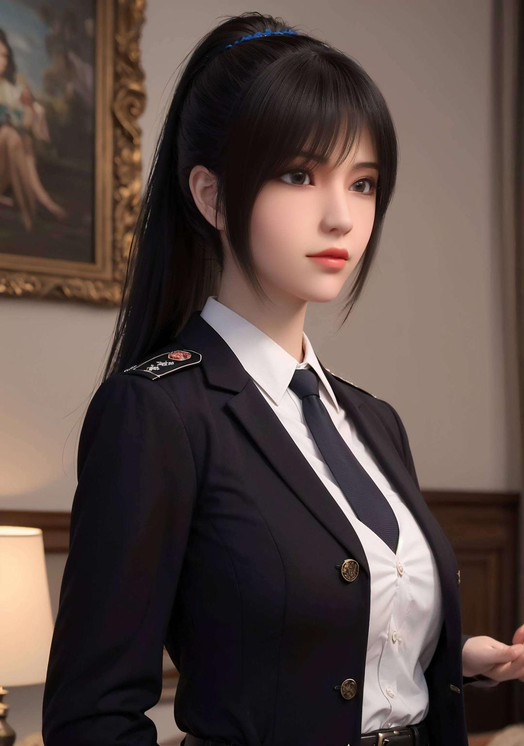 细节丰富将雄兵连的琪琳以卡片壁纸形式呈现