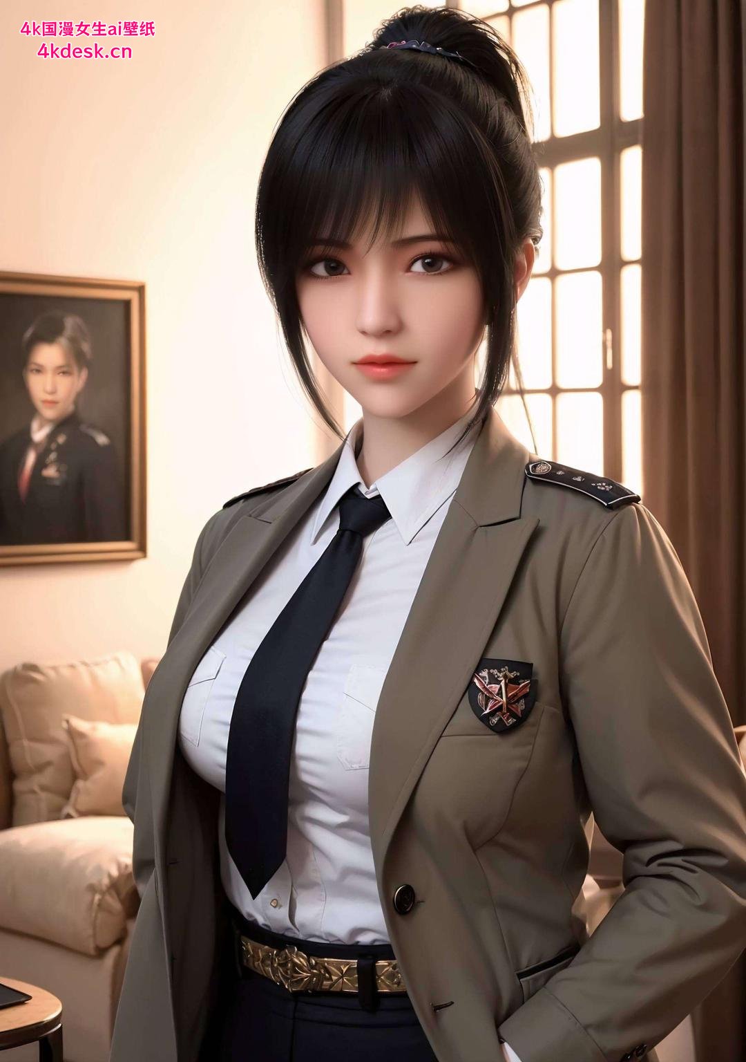 她就是雄兵连的琪琳！高清画质细节满分