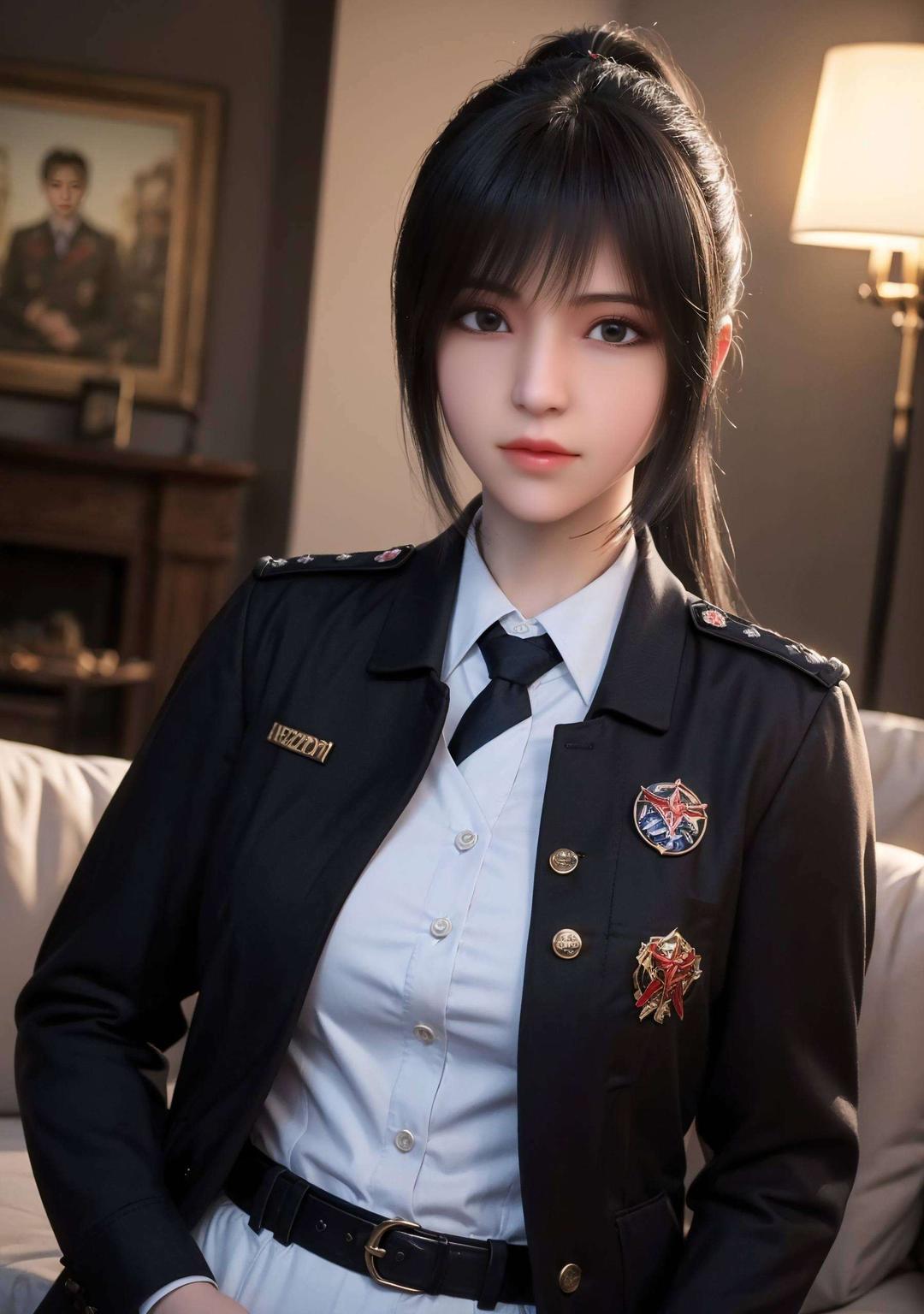 雄兵连琪琳高冷风壁纸清新脱俗